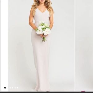 Show Me Your Mumu Dress in Show Me the Ring Stretch Crepe